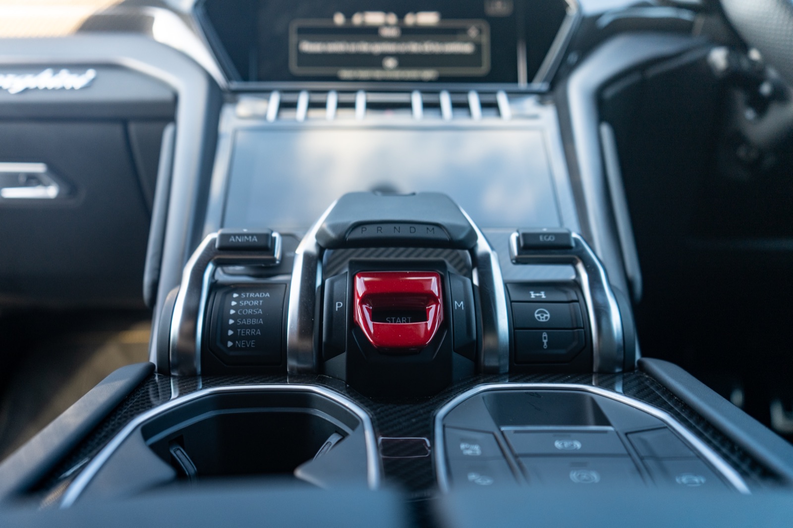 Lamborghini Urus interior detail