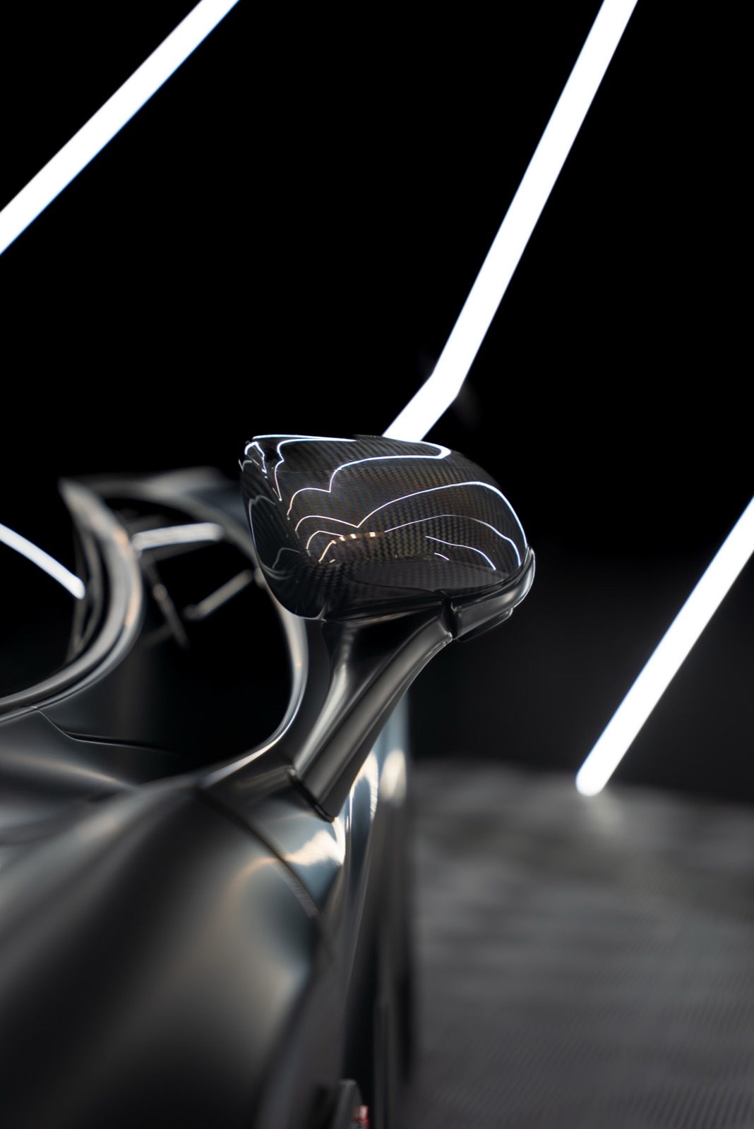Satin black McLaren 720S