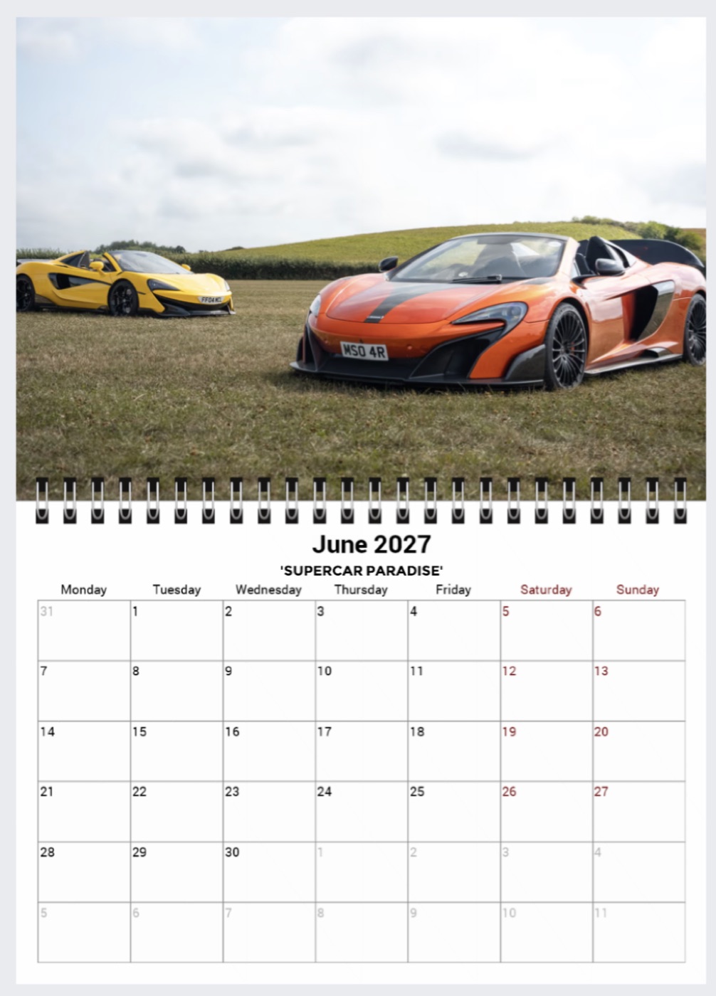 2027 calendar — June